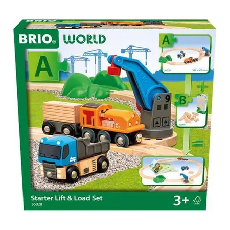 BRIO World Starterset Güterzug mit Kran A