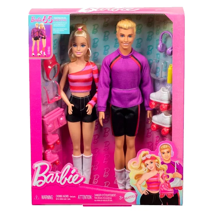 Barbie 65th Anniversary Barbie & Ken, 80s Rollschuhfahrerpaar