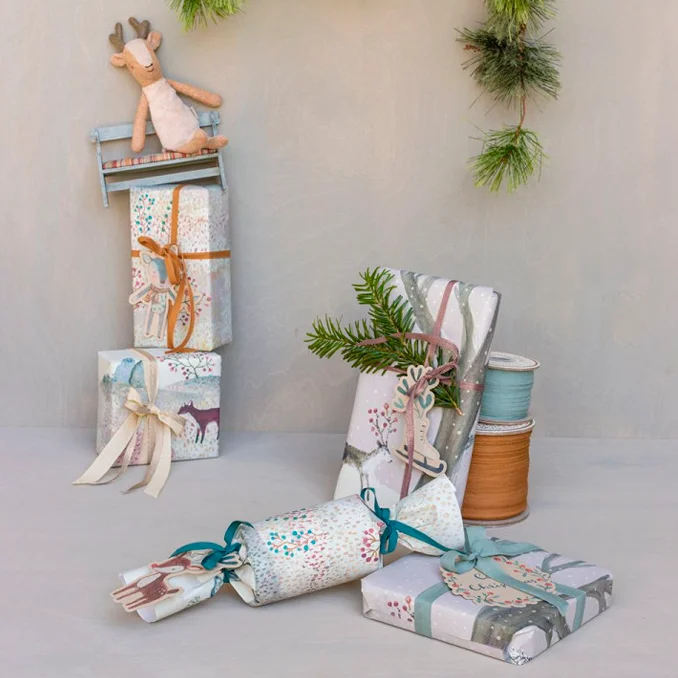 Maileg Geschenkpapier, Winter Wonderland - 10 m