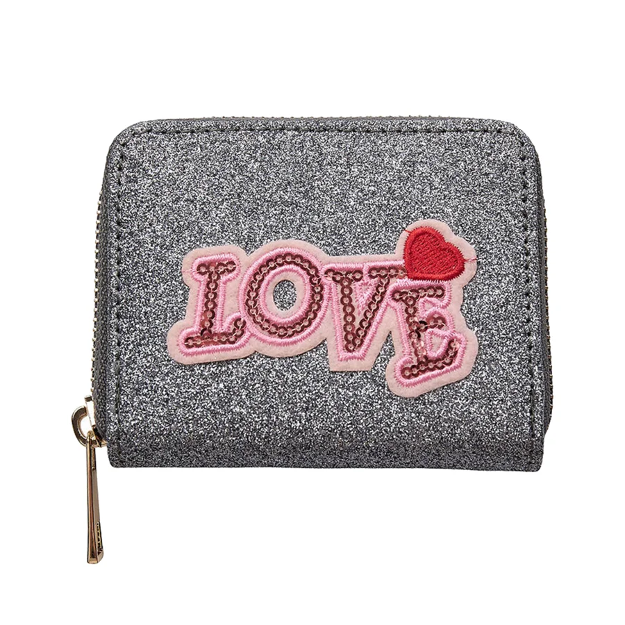 Portemonnaie "Love", silber, Sofie Schnoor 