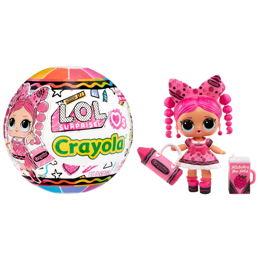Loves Crayola Überraschungskugel mit Puppe, L.O.L. Surprise