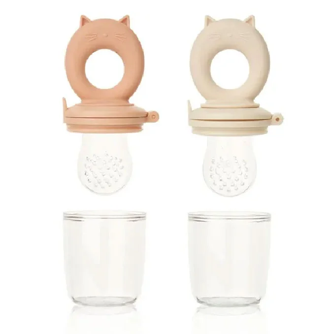 Liewood Miranda 2er-Pack Fruchtsauger, tuscany rose/apple blossom