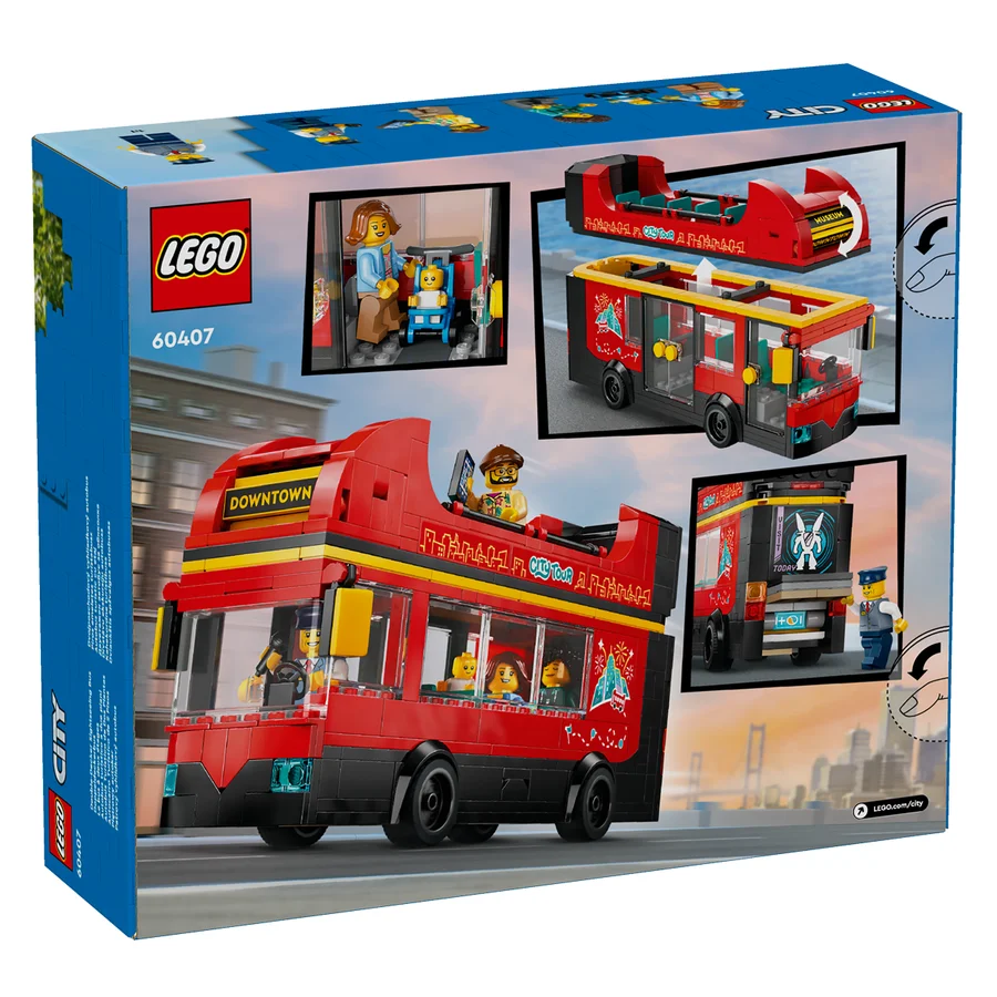 LEGO® CITY Roter Doppeldecker-Touristenbus