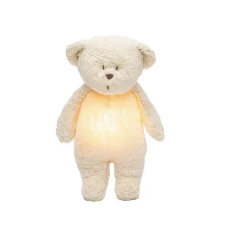 Moonie 2.0 Organic Humming bjørn med lampe, polar