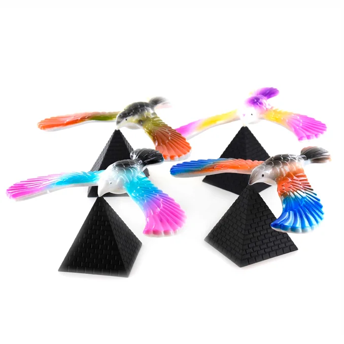Balancerende fugl, 4 asst farver