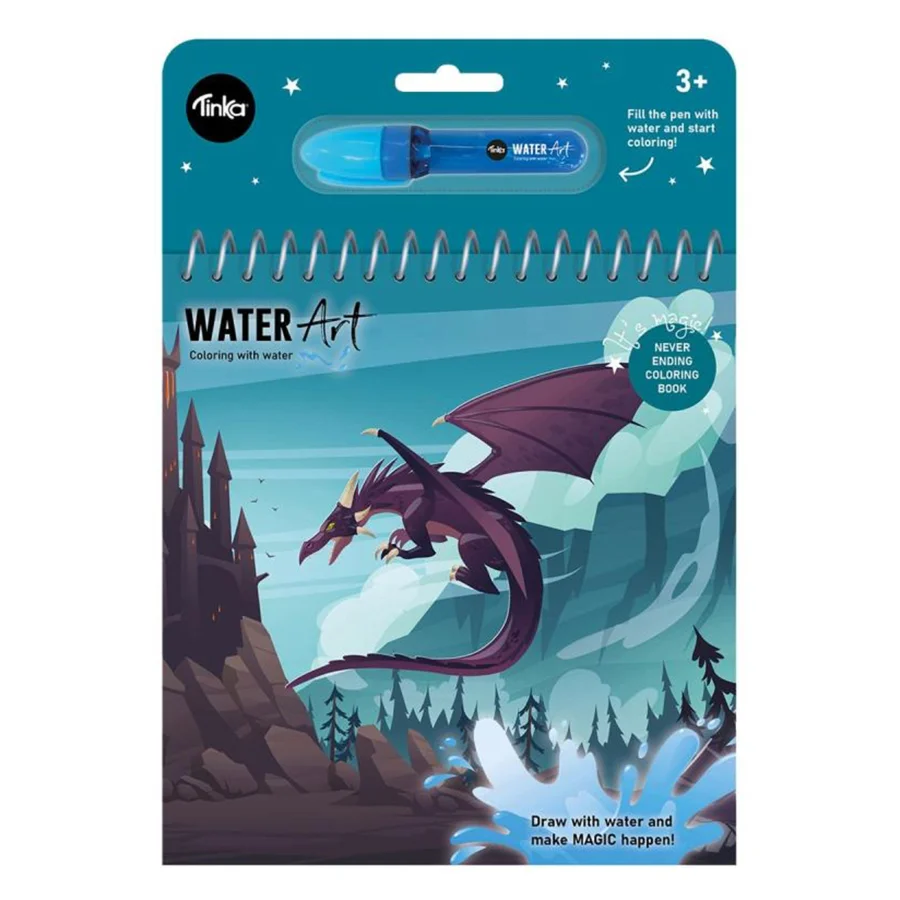 Wasser-Malbuch, Drache, Tinka