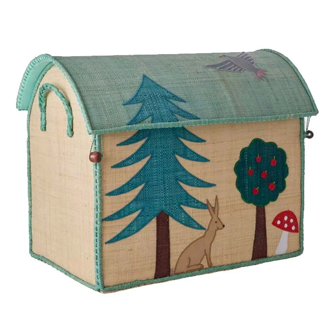 Rice Aufbewahrungshaus-Kiste, happy forest - mittel