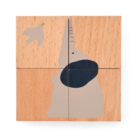 Liewood Aage Holzpuzzle, all together/nature
