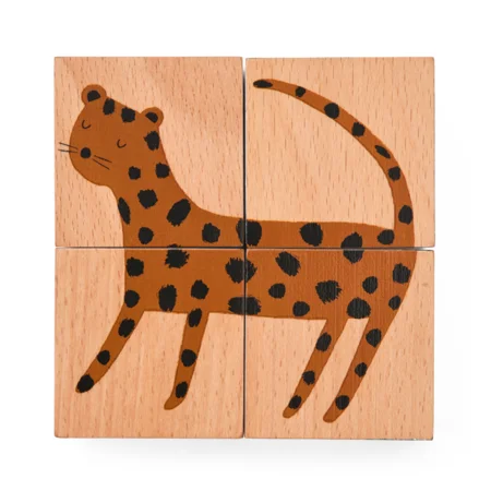 Liewood Aage Holzpuzzle, all together/nature