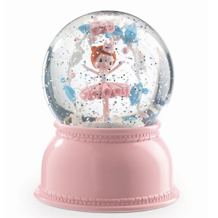 Djeco Schneekugel mit Licht, Ballerina