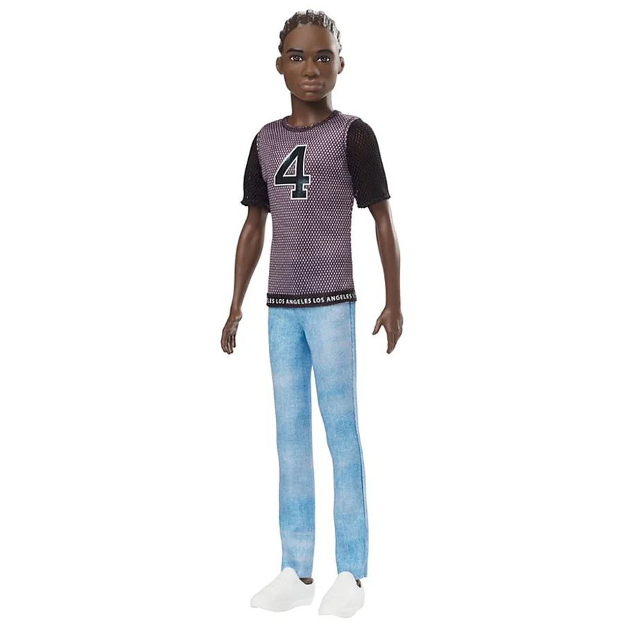 Barbie dukke, Ken - jeans og T-shirt med tal