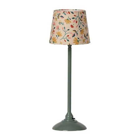 Maileg Puppenhauslampe mit Licht, dunkel mint