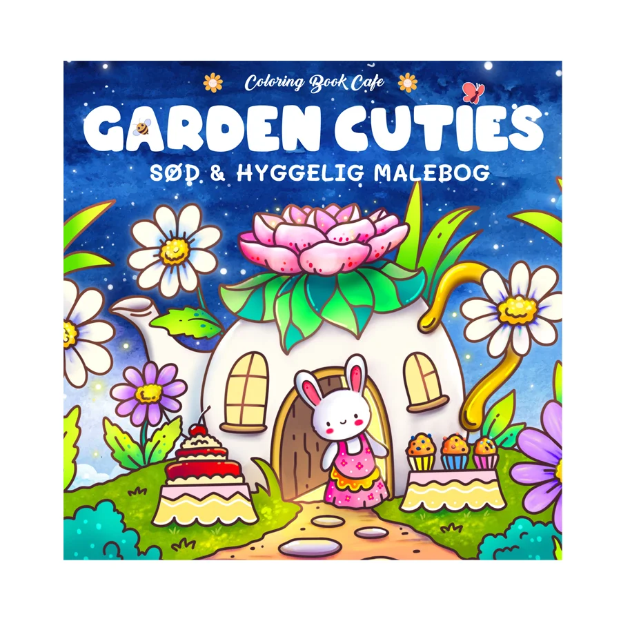 Garden Cuties - Cozy Coloring, süßes und gemütliches Malbuch