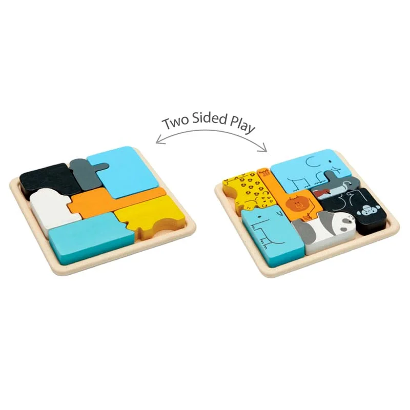Plan Toys Tier-Puzzle