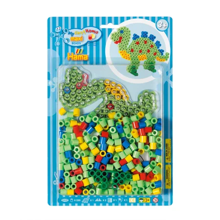 Blisterpackung Dinosaurier mit Maxiperlen, Hama