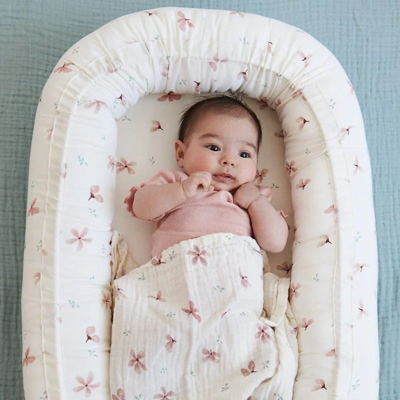 Cam Cam 2-pak muslin stofbleer, Windflower Creme