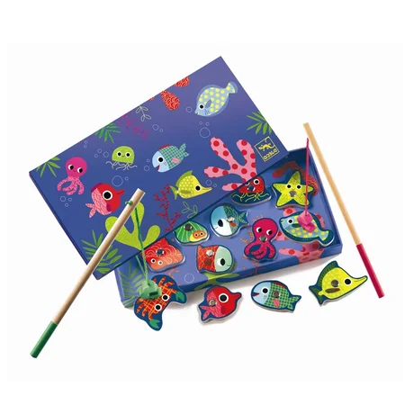 Djeco Angelspiel, bunte Fische