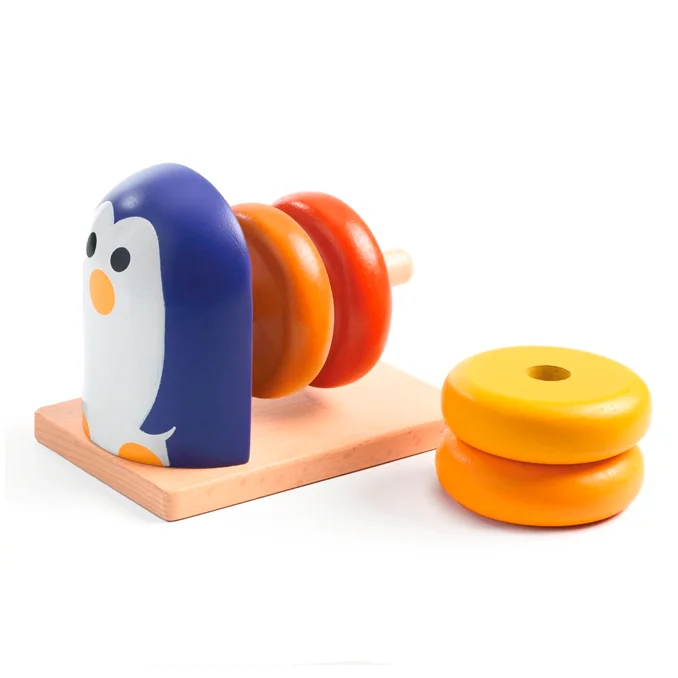 Djeco Stapelspiel, Pinguin