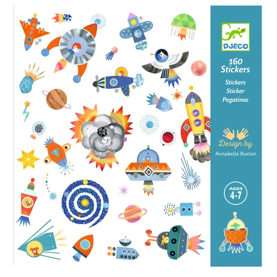 Djeco Sticker Weltraum