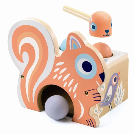 Djeco Schlagbrett Eichhörnchen, BabyNut