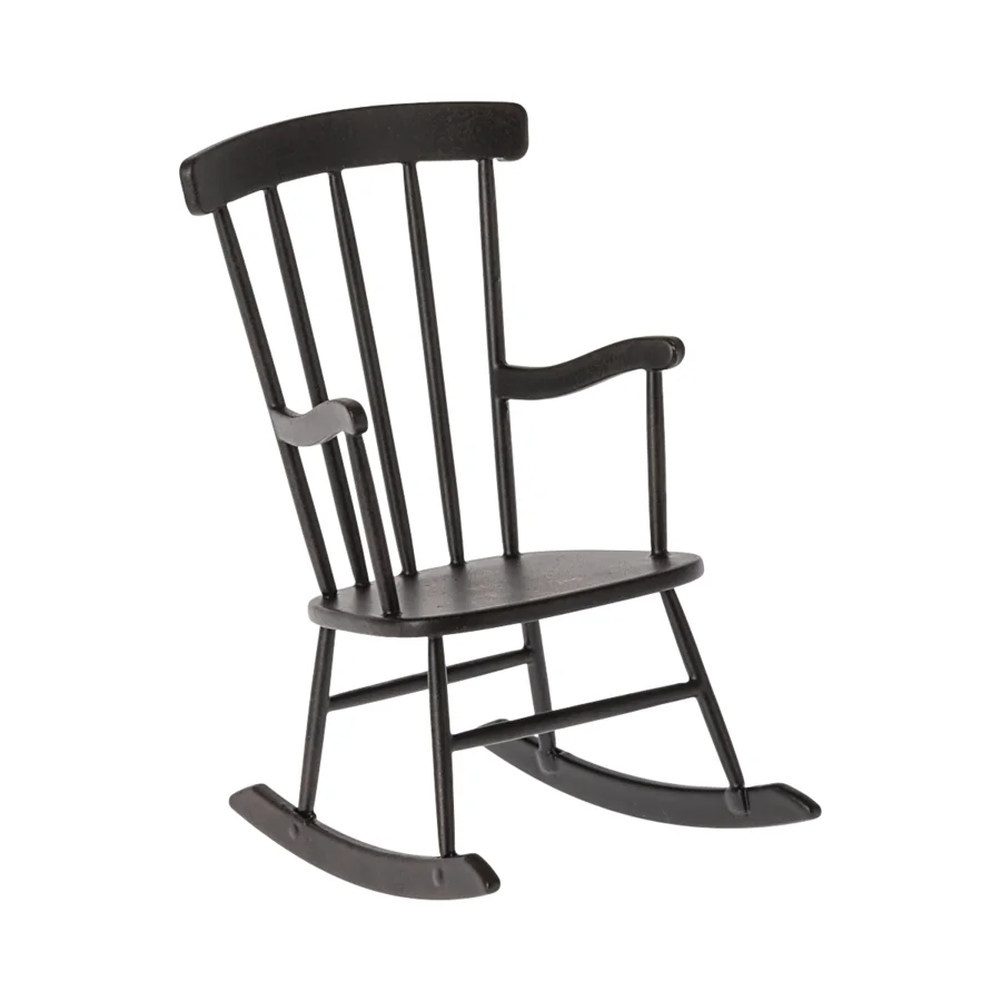 Maileg Schaukelstuhl mini, anthrazit