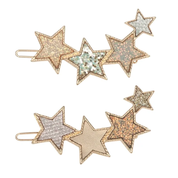 Mimi & Lula, 2er Set Klipp-Haarspange - starry christmas