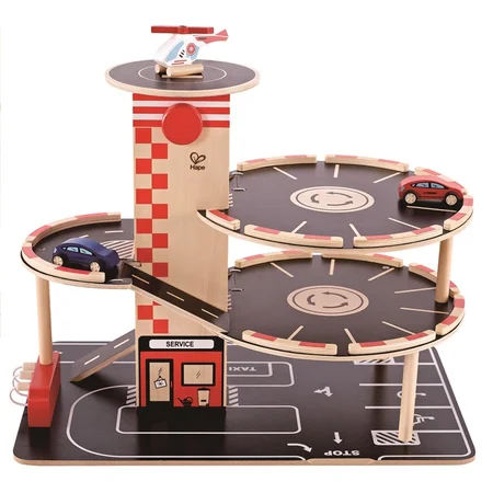 Hape garage i træ
