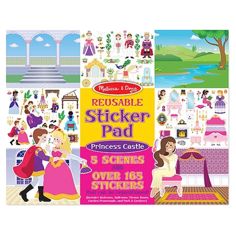 Melissa and Doug Activity-Set mit Vinylstickern "Prinzessin"