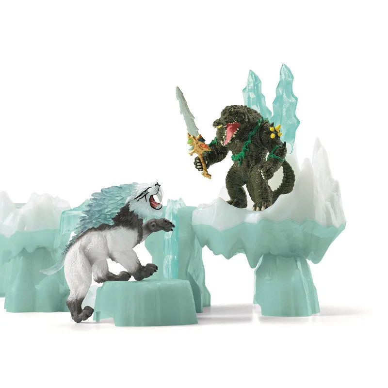 Schleich, angreb på is-øen