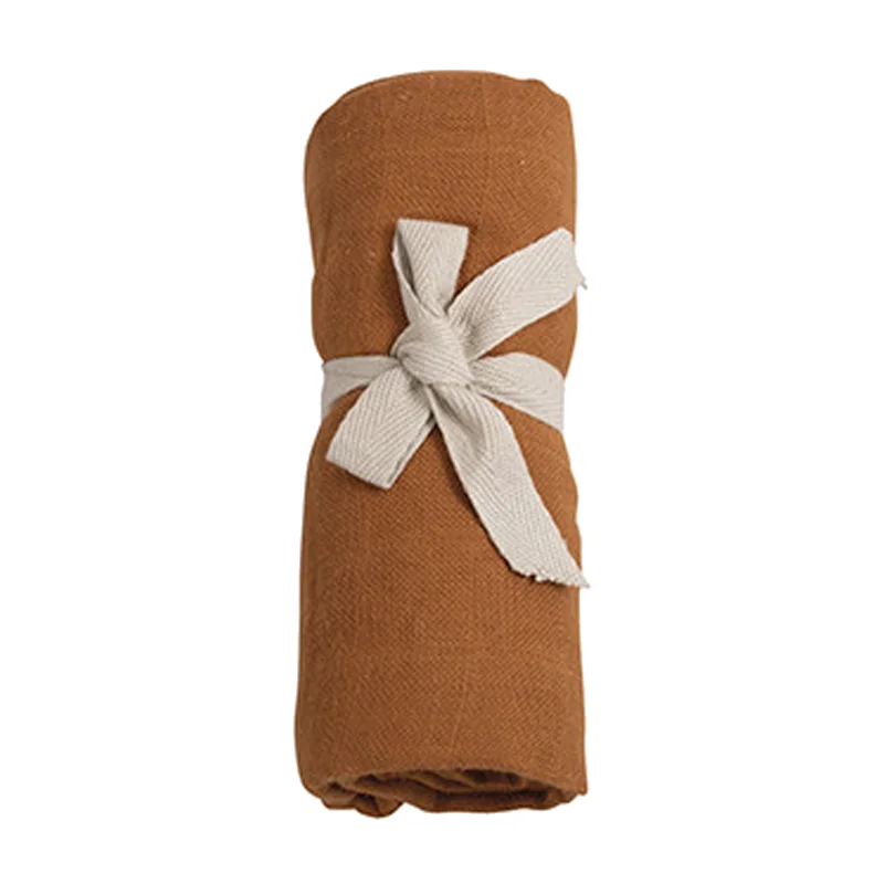 Filibabba muslin stofble, dark orange