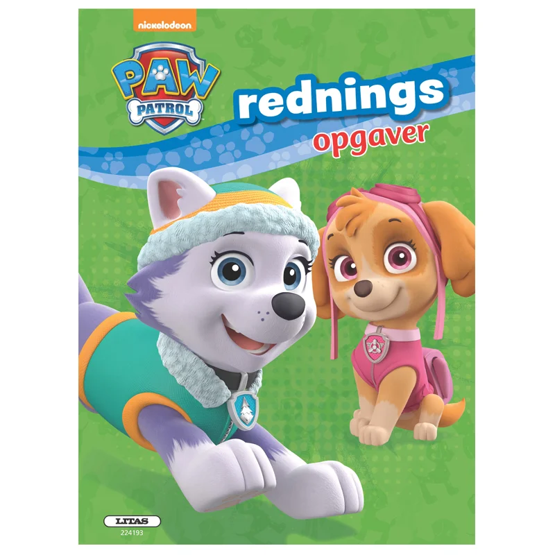 Malebog, Paw Patrol redningsopgaver