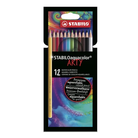Stabilo Arty akvarel farveblyanter, 12 stk