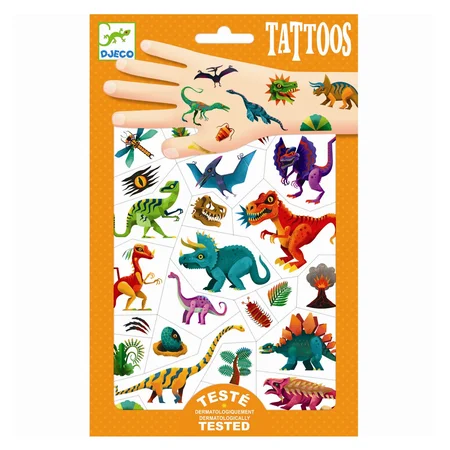 Djeco Tattoos, Dinosaurier