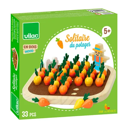 Vilac spil, Solitaire - Gartnerens grønsager