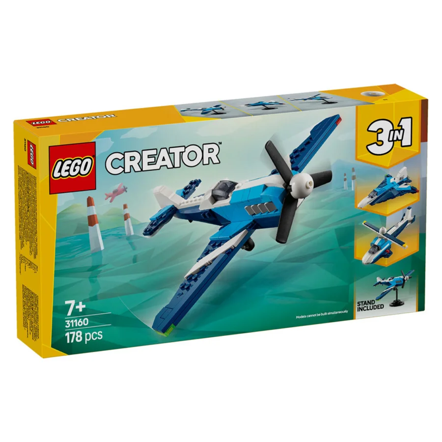 LEGO® Creator, 3in1-Flieger - Rennflugzeug, Jet oder Hubschrauber