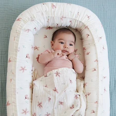 Cam Cam 2-pak muslin stofbleer, Windflower Creme