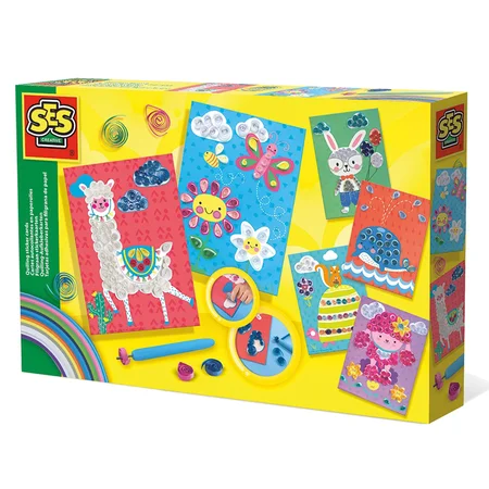 SES Creative Bastelset Karten mit Quilling