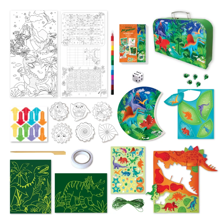 BOX CANDIY Multi Aktivitätsset, Dino Adventure