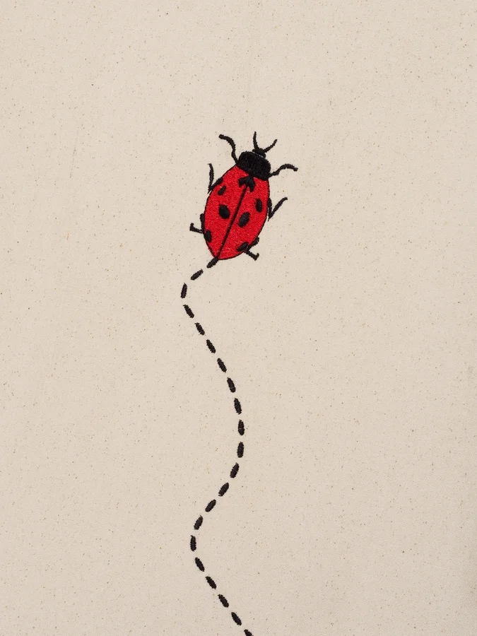 Ferm Living legetelt, Natural Ladybug
