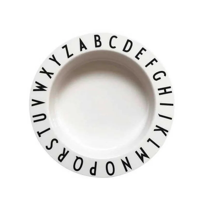 Design Letters Eat & Learn dyb tallerken, tritan