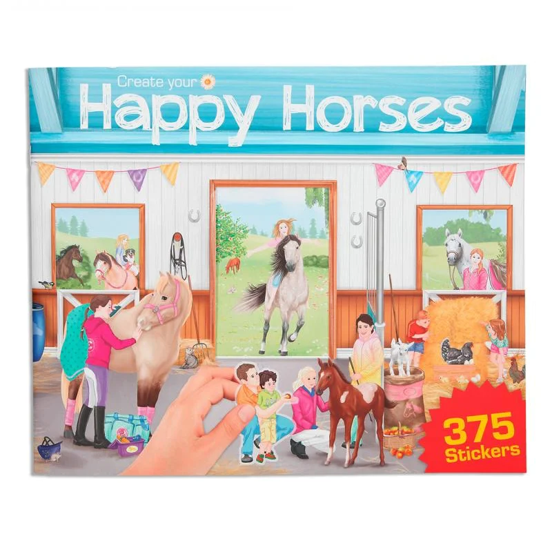 Create your Happy Horses Aktivitetsbog m/stickers