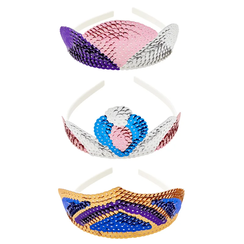 Rice paillet tiara