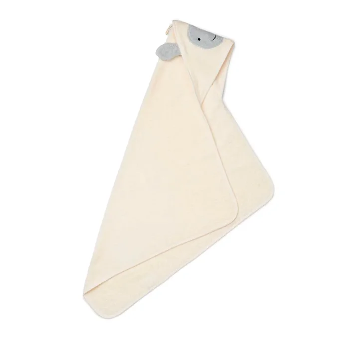 Liewood Albert Kapuzenhandtuch Schaf, creme de la creme