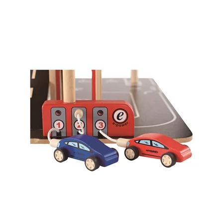 Hape garage i træ