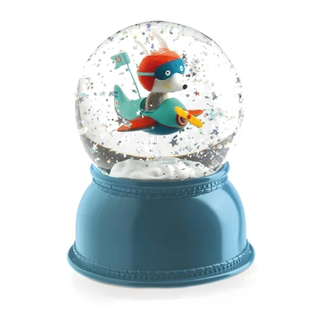  Djeco Schneekugel mit Licht, Nachtpilot