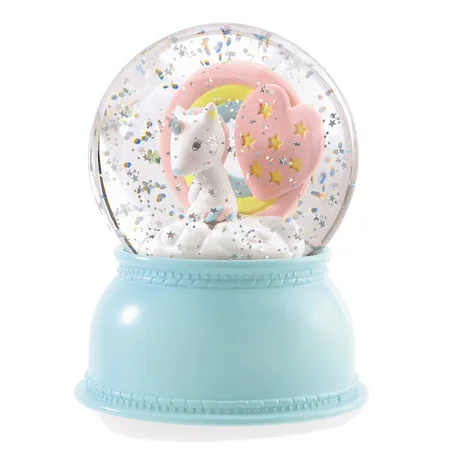 Djeco Schneekugel, Einhorn