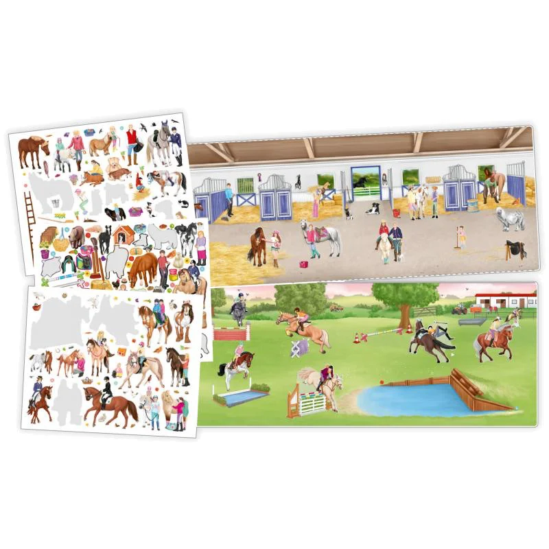 Create your Happy Horses Aktivitetsbog m/stickers
