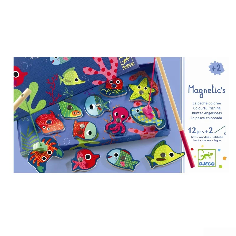 Djeco Angelspiel, bunte Fische
