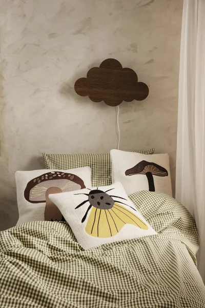 Ferm Living væglampe, sky - smoked oak
