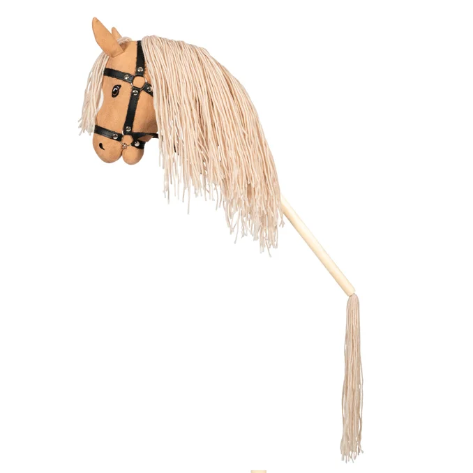 by Astrup Steckenpferd mit offenem Mund, beige
